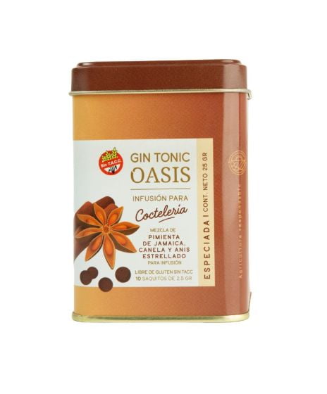 GIN TONIC ESPECIADA LATA 20G INFUSION P/COCTELERIA  OASIS