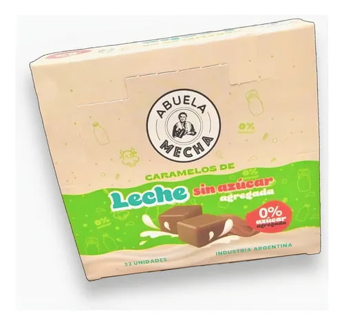 CARAMELOS DE LECHE S/A 32UX10G ABUELA MECHA