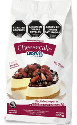 POLVO PARA CHEESECAKE 300GR LEDEVIT