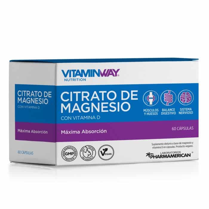 CITRATO DE MAGNESIO X 60CAP. VITAMIN WAY