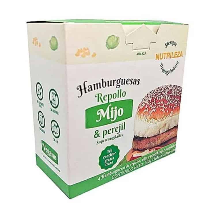 HAMBURGUESAS REPOLLO MIJO Y PEJERIL X4UNID NUTRILEZA