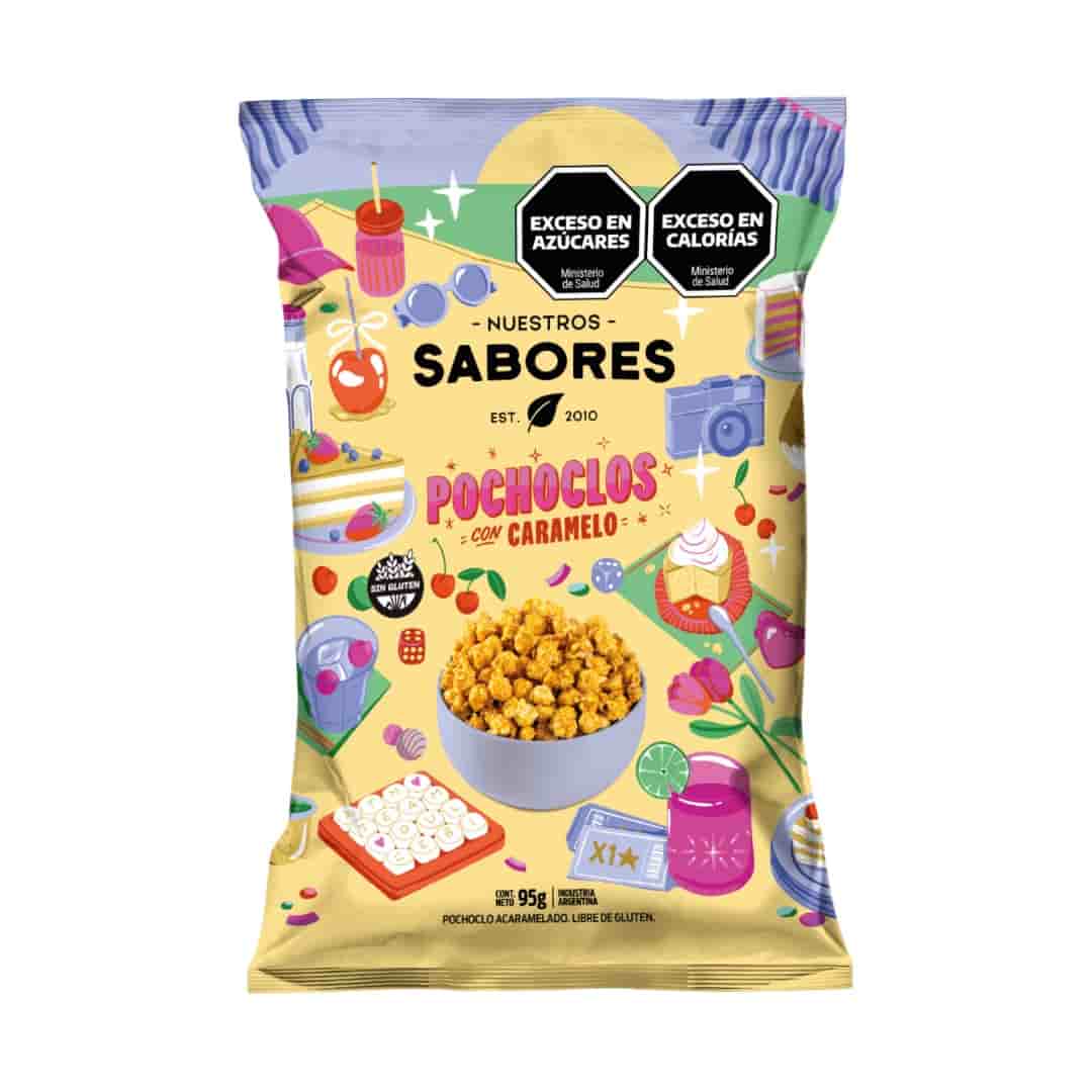 POCHOCLOS CON CARAMELO 95G NUESTROS SABORES