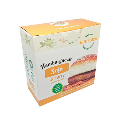 HAMBURGUESAS SOJA Y CURRY X4UNID NUTRILEZA