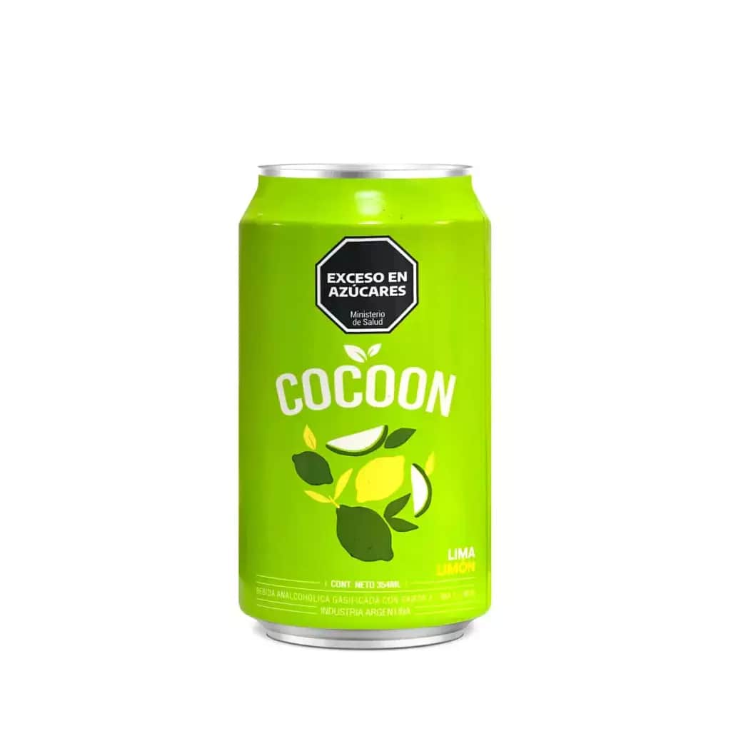 SODA LIMA LIMON LATA 354 ML COCOON