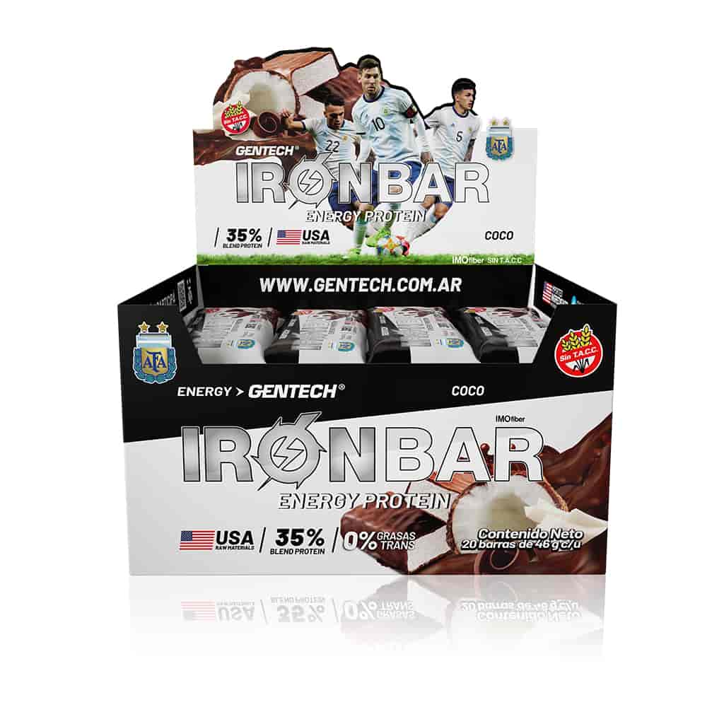BARRA IRON BAR ENERGY PROTEIN X20U. (COCO) GENTECH