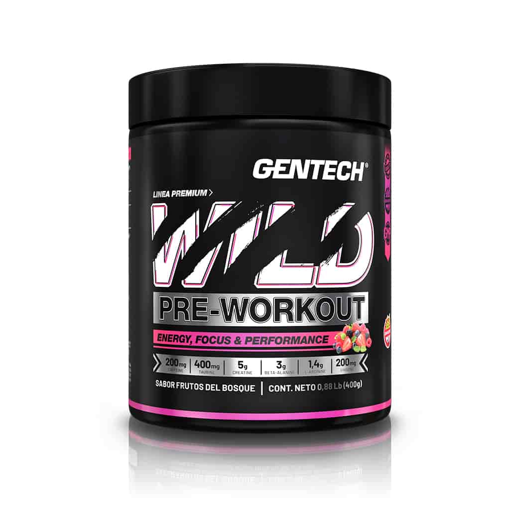 PRE WORKOUT X 400GR. (FRUTOS DEL BOSQUE) GENTECH