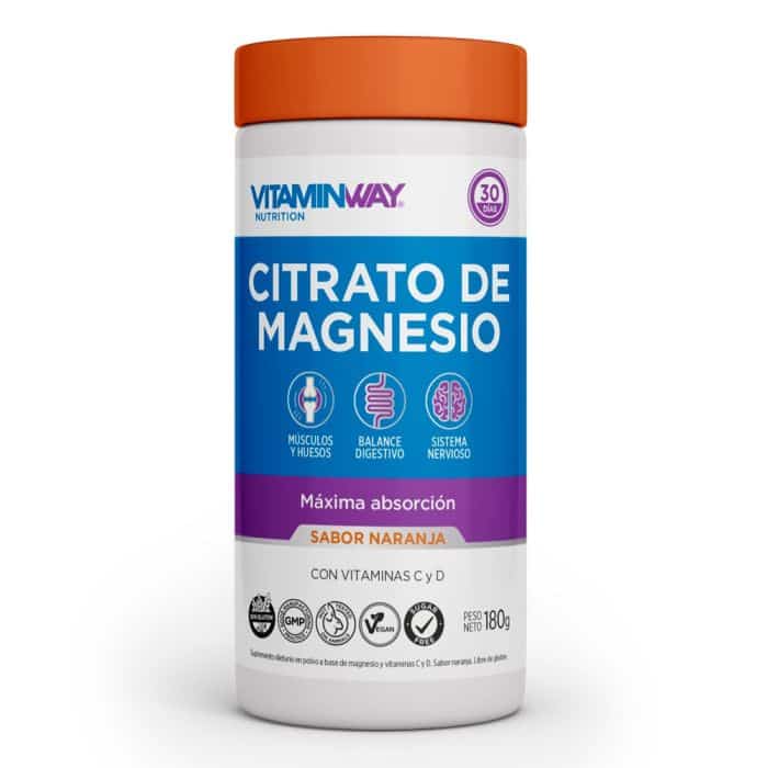 CITRATO DE MAGNESIO X 180G SABOR NARANJA VITAMIN WAY