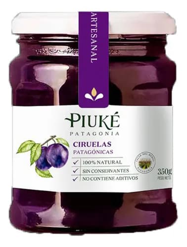 MERMELADA DE CIRUELA X350G PIUKÉ PATAGONIA