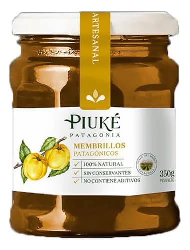 MERMELADA DE MEMBRILLO X350G PIUKÉ PATAGONIA
