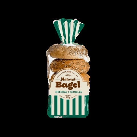 BAGEL INTEGRAL X500G NATURAL BREAD