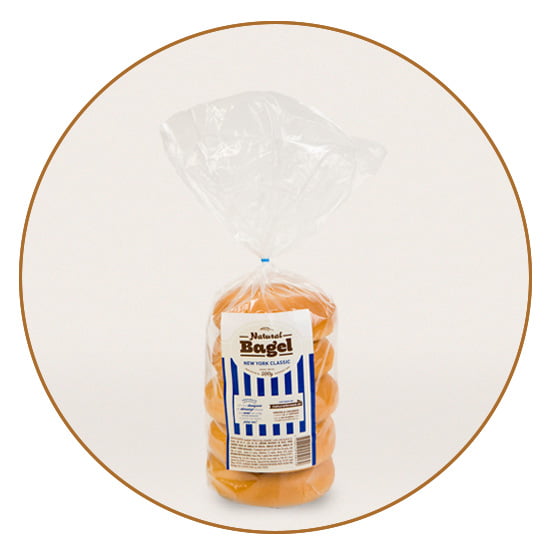 BAGEL NEW YORK CLASSIC X500G NATURAL BREAD