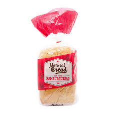 PAN DE HAMBURGUESAS X 4U. NATURAL BREAD