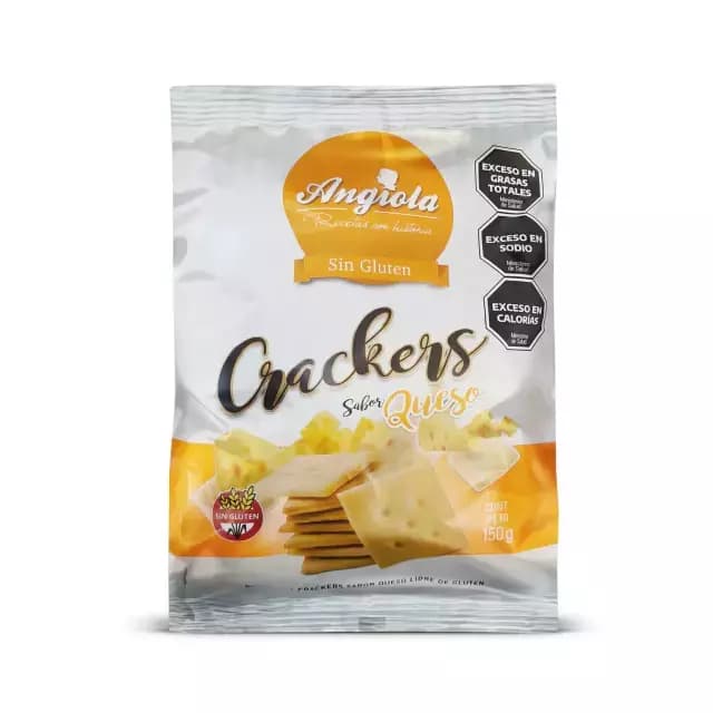 GALLETITAS CRACKERS SABOR QUESO X 150G ANGIOLA