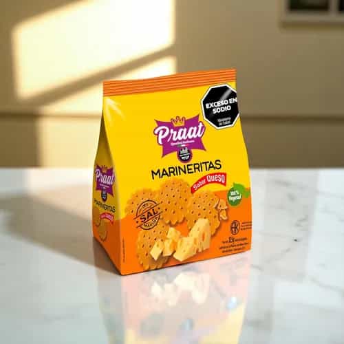 MARINERITAS SABOR QUESO X125G LIBRE DE GLUTEN PRAAT