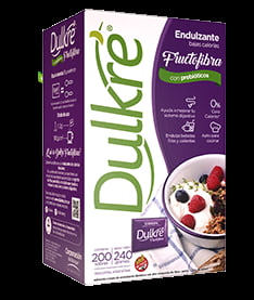 ENDULZANTE FRUCTOFIBRA C/PROBIOTICOS X50 SOB. DULKRE