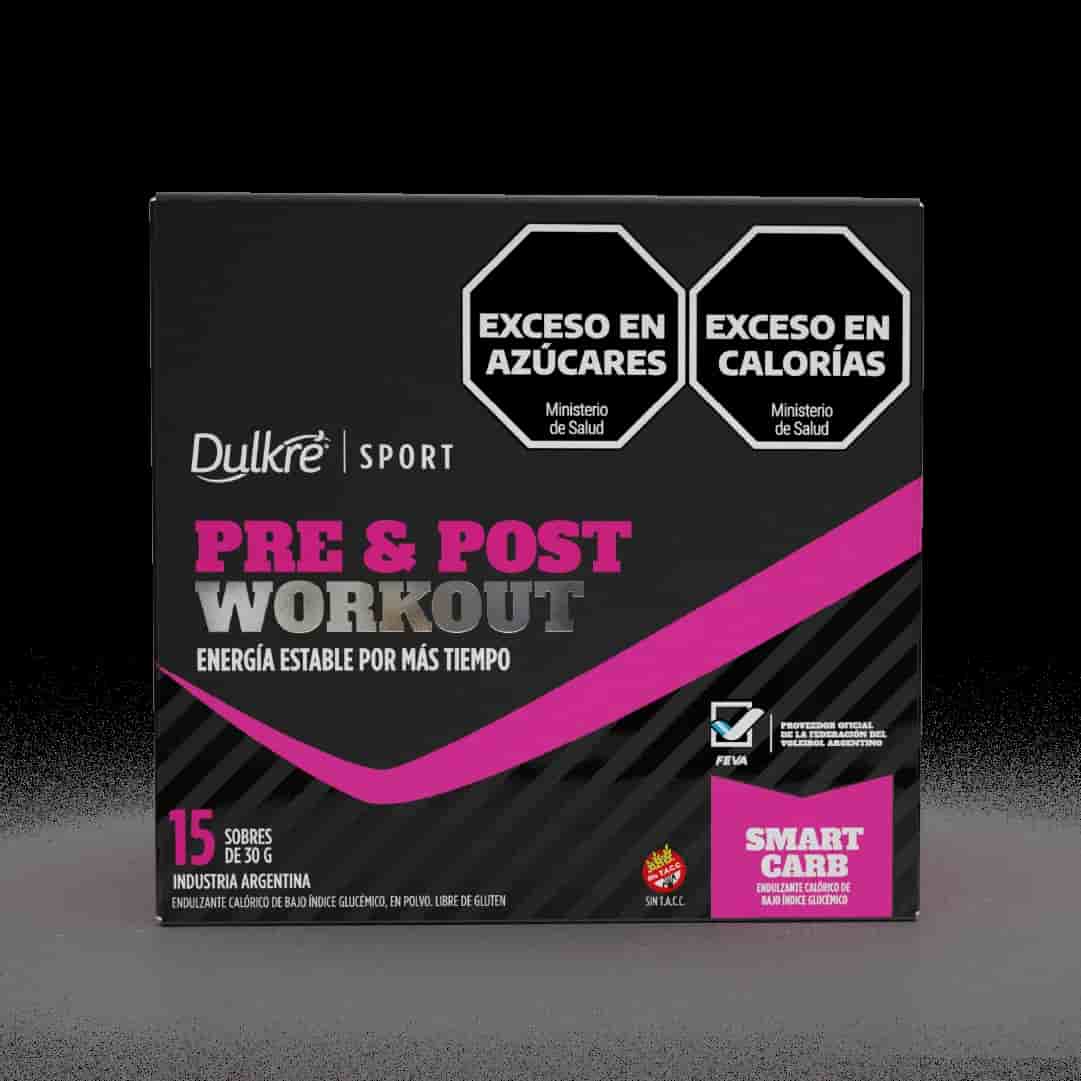 PRE Y POST WORKOUT SMART CARB X15 SOB (DE 30G) DULKRE