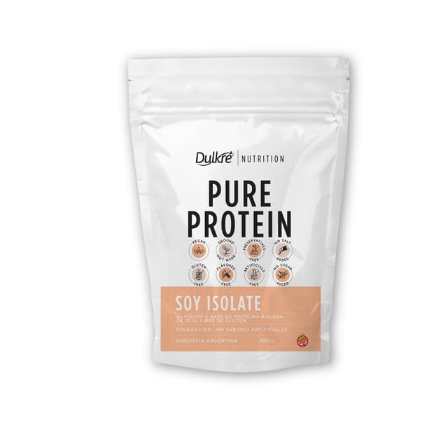 PURE PROTEIN SOY ISOLATE S/SABOR X 250G DULKRE