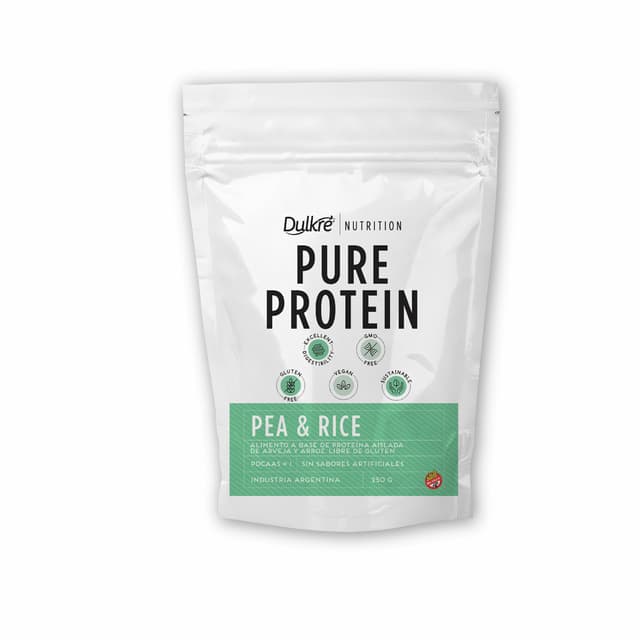 PURE PROTEIN DE ARVEJA Y ARROZ X 250G DULKRE
