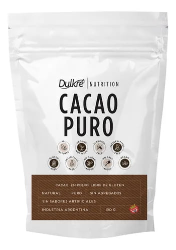 CACAO PURO X 120GR (ALCALINO) DULKRE