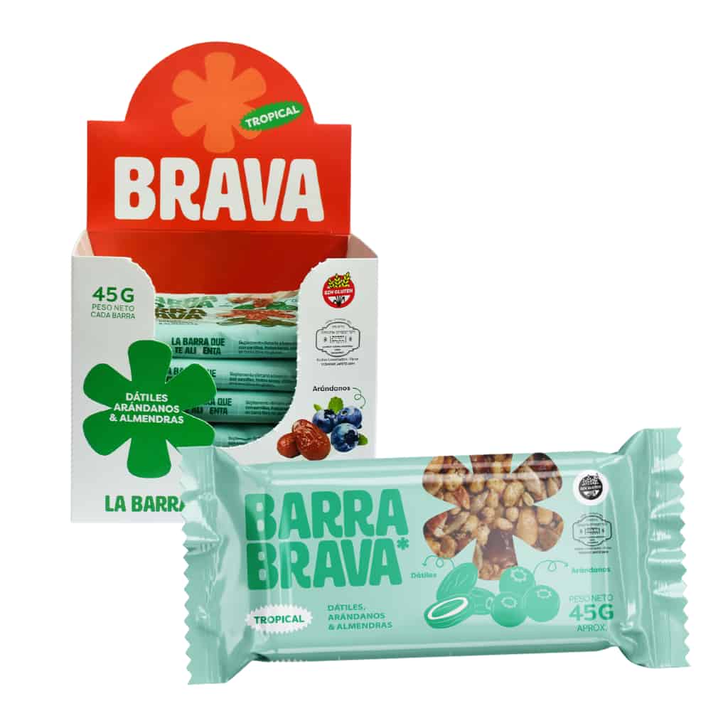 BARRA ARANDANO Y ALMENDRA (TROPICAL) X12U BARRA BRAVA