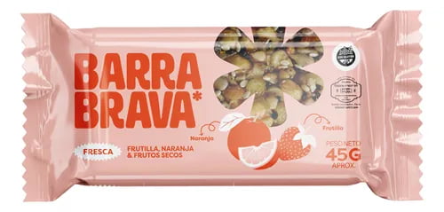 BARRA FRUTILLA Y FRUTOS SECOS (FRESCA)  X12U BARRA BRAVA
