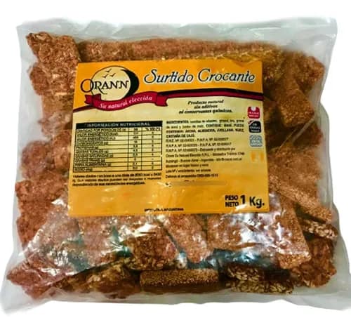 BARRITAS SURTIDO CROCANTE X 1KG ORAN