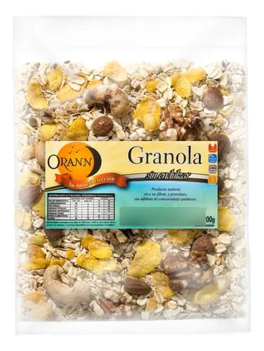 GRANOLA (SIN ENDULZAR) X 1KG ORAN