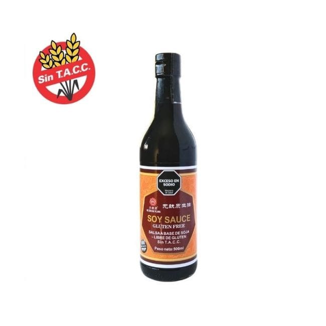 SALSA DE SOJA X500ML (SIN GLUTEN) SOY SAUCE