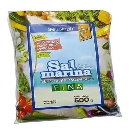 SAL MARINA FINA BOLSITA X500GR SINGH
