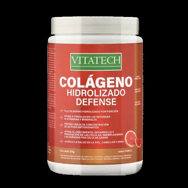 COLAGENO HIDROLIZADO DEFENSE (POMELO) X 375GR VITATECH