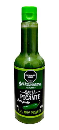 SALSA PICANTE JAPALEÑO (MUY PICANTE) X180ML. LA PARMESANA