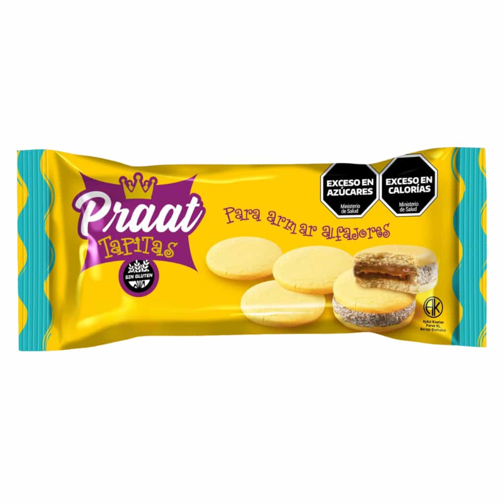 TAPITA PARA ALFAJORES X90GR SIN GLUTEN PRAAT