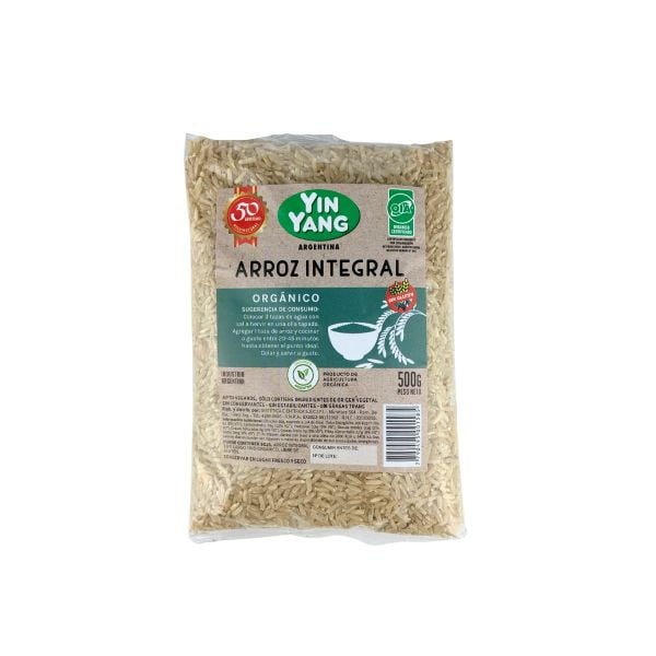 ARROZ ORGANICO YAMANI  X500GR (SIN GLUTEN) YIN YANG