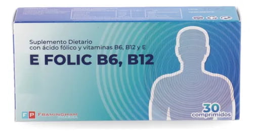 E FOLIC B6 B12 30COMP FRAMINGHAM