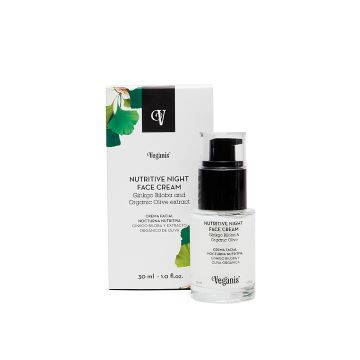 REPARADORA FACIAL NOCHE GINKGO Y OLIVA X30 ML VEGANIS