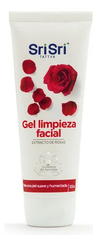 GEL LIMPIADOR FACIAL CON ROSAS X 100 ML SRI SRI