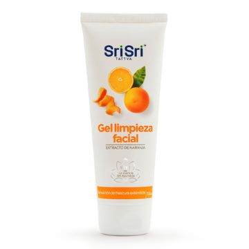 GEL LIMPIADOR FACIAL CON NARANJA X 100ML SRI SRI