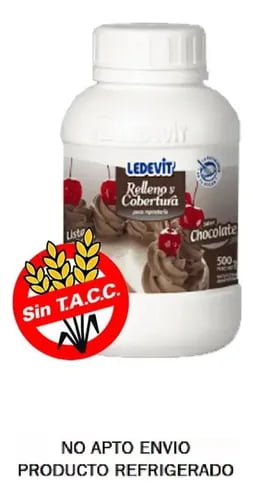 RELLENO Y COBERTURA CHOCOLATE X500ML LEDEVIT
