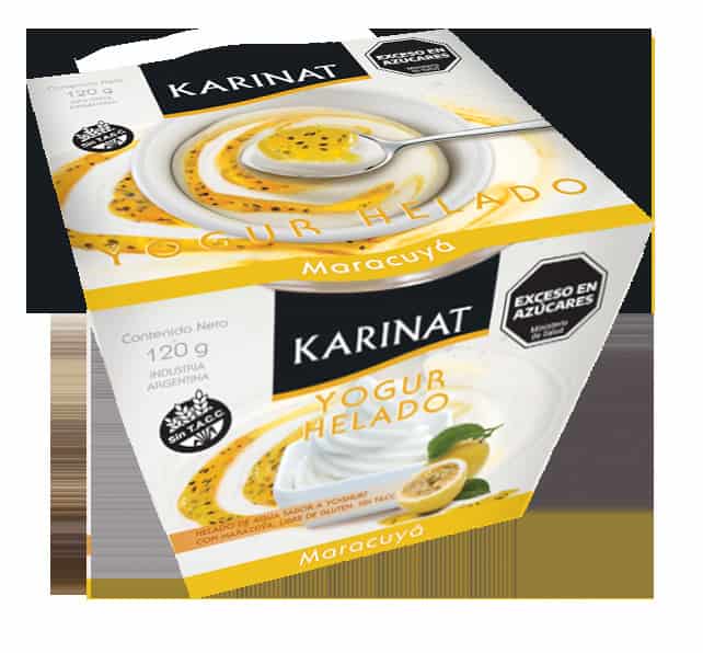 YOGURT HELADO MARACUYA X120GR KARINAT