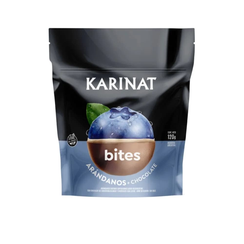 BITES ARANDANO/CHOCOLATE X120GR DOYPACK KARINAT