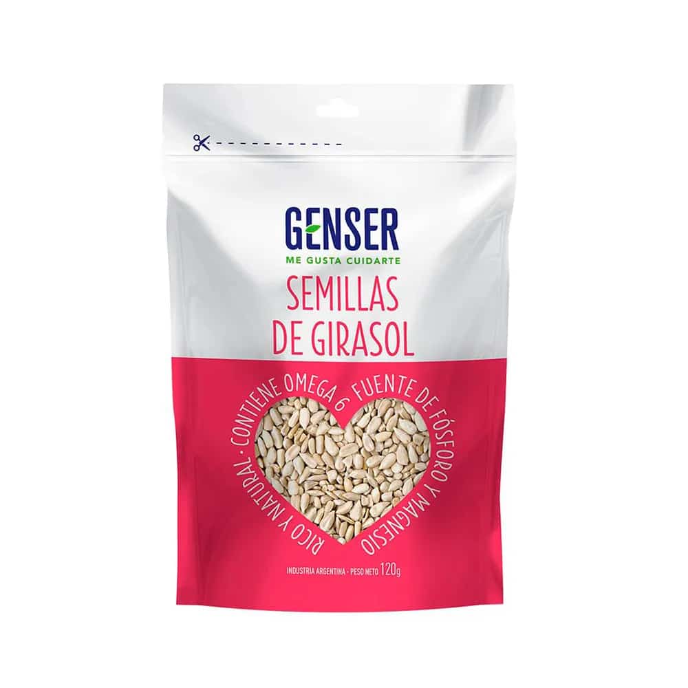 **SEMILLAS DE GIRASOL DOYPACK X120GR GENSER