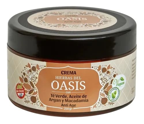 CREMA ANTI-AGE HUMECTO NUTRITIVA CON TE VERDE 200GR OASIS
