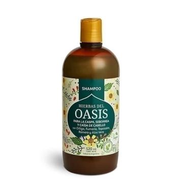 SHAMPOO PARA LA CASPA. SEBORREA Y CAIDA DE CABELLO 520CC OASIS