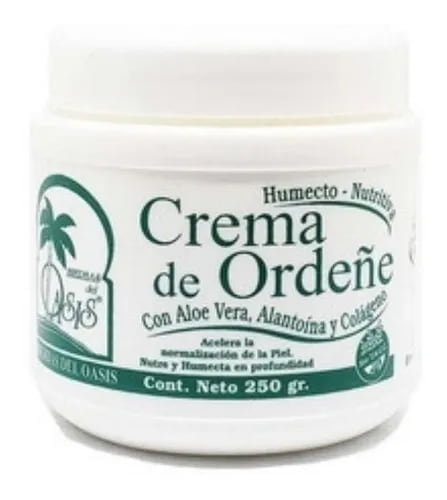 CREMA DE ORDEÑE X250G CON ALOE VERA. ALANTOINA Y COLAGENO 250GR OASIS