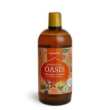 SHAMPOO PARA CABELLOS TEÑIDOS CON HENNA Y GUARANÁ 520CC OASIS