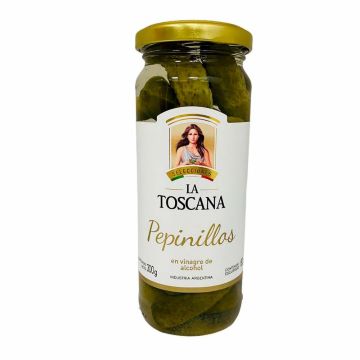 PEPINILLOS FRASCO X330GR LA TOSCANA