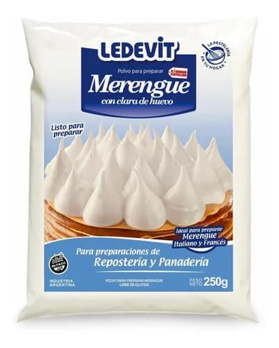 MERENGUE CON CLARA DE HUEVO X 250Gr LEDEVIT