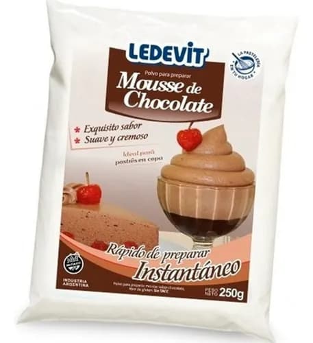 MOUSE DE CHOCOLATE 250Gr LEDEVIT
