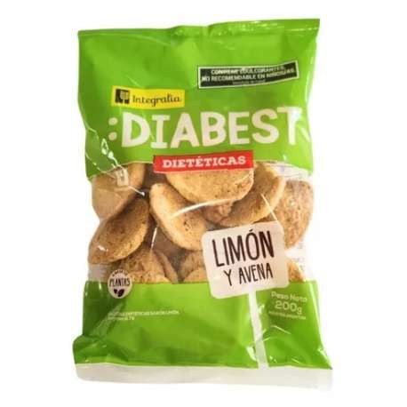 DIABEST SIN AZUCAR CON LIMON Y AVENA X200GR INTEGRALIA