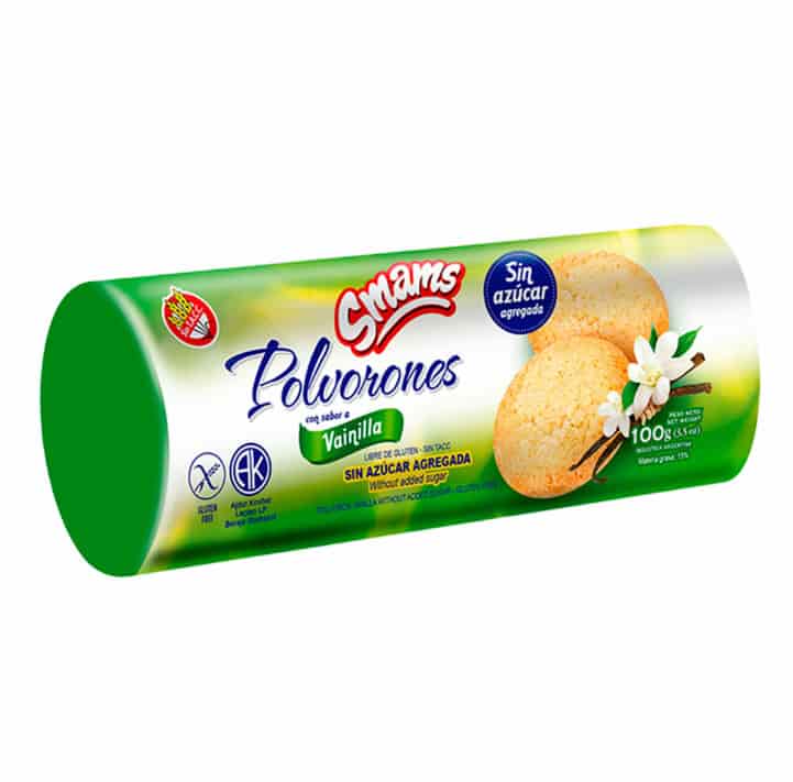 POLVORONES VAINILLA SIN AZUCAR 115G SMAMS